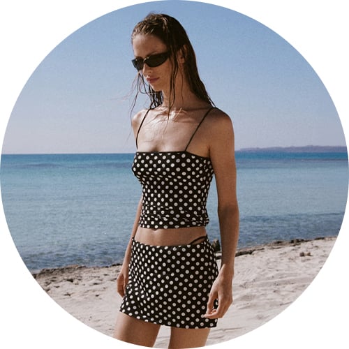White & Polkadots